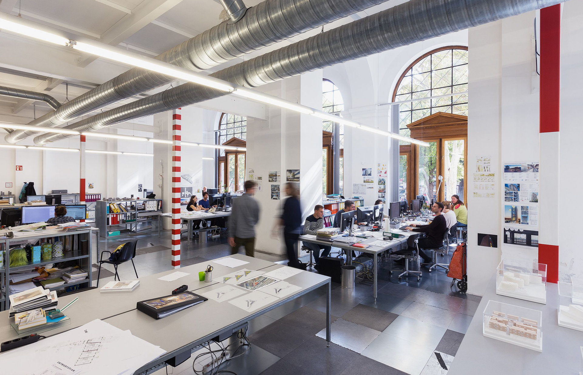 Büro des Architekturbüros Querkraft in der ehemaligen Wiener Börse